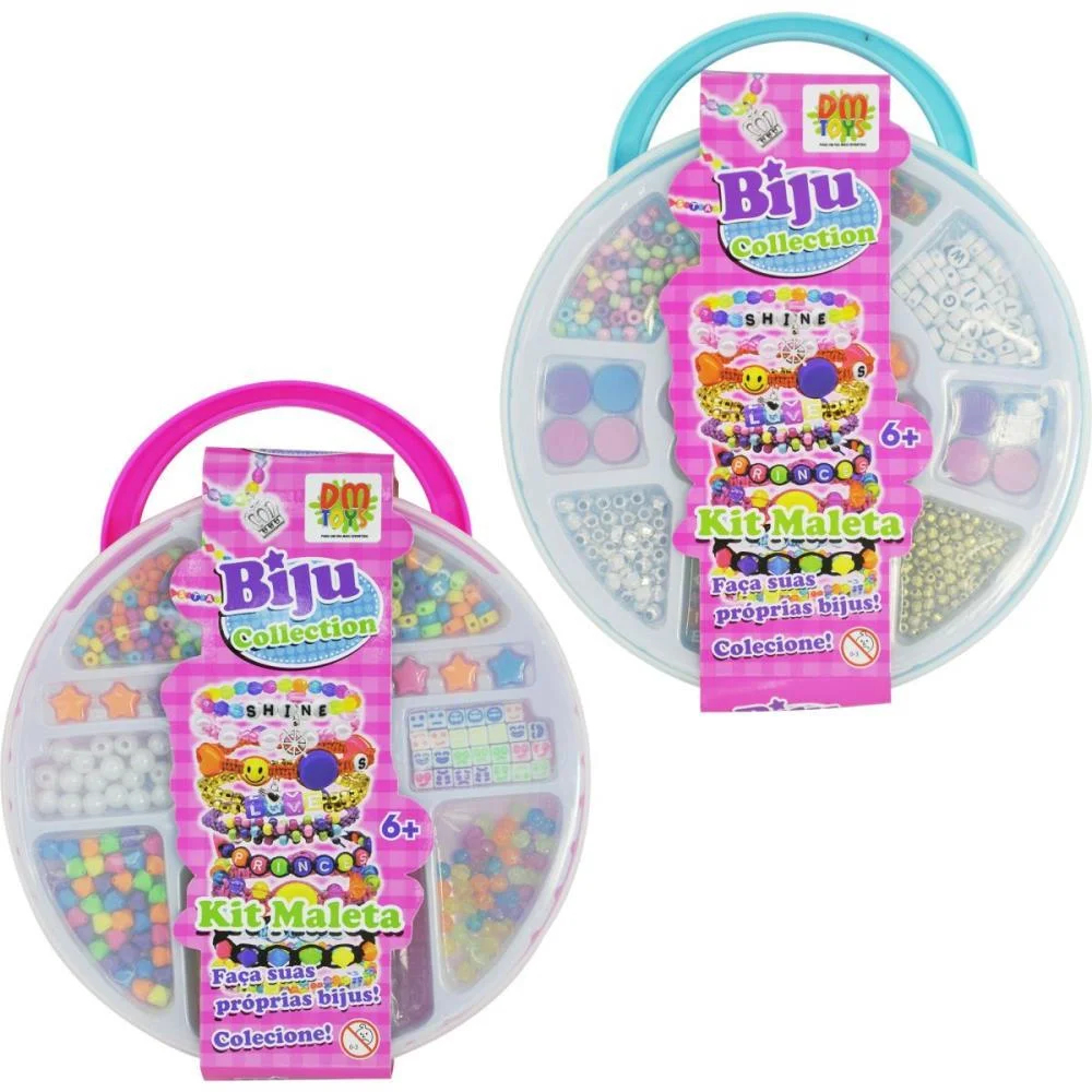 Bijuteria E Micanga Kit Maleta Biju Collection (S) Dm Toys (Kit) - imagem 2
