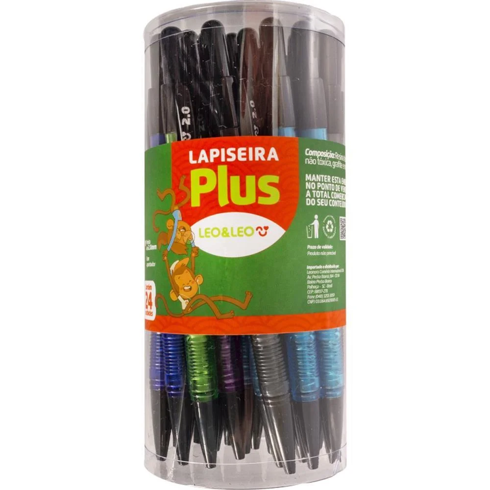 Lapiseira 2.0Mm Leo E Leo Plus 6Cores Sort. Leonora (Pote-24) - imagem 2