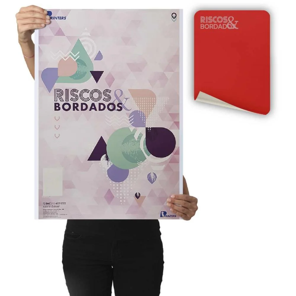 Papel Carbono Para Costura Riscos E Bordados Vermelho Printers (Cx.c/100) - imagem 2