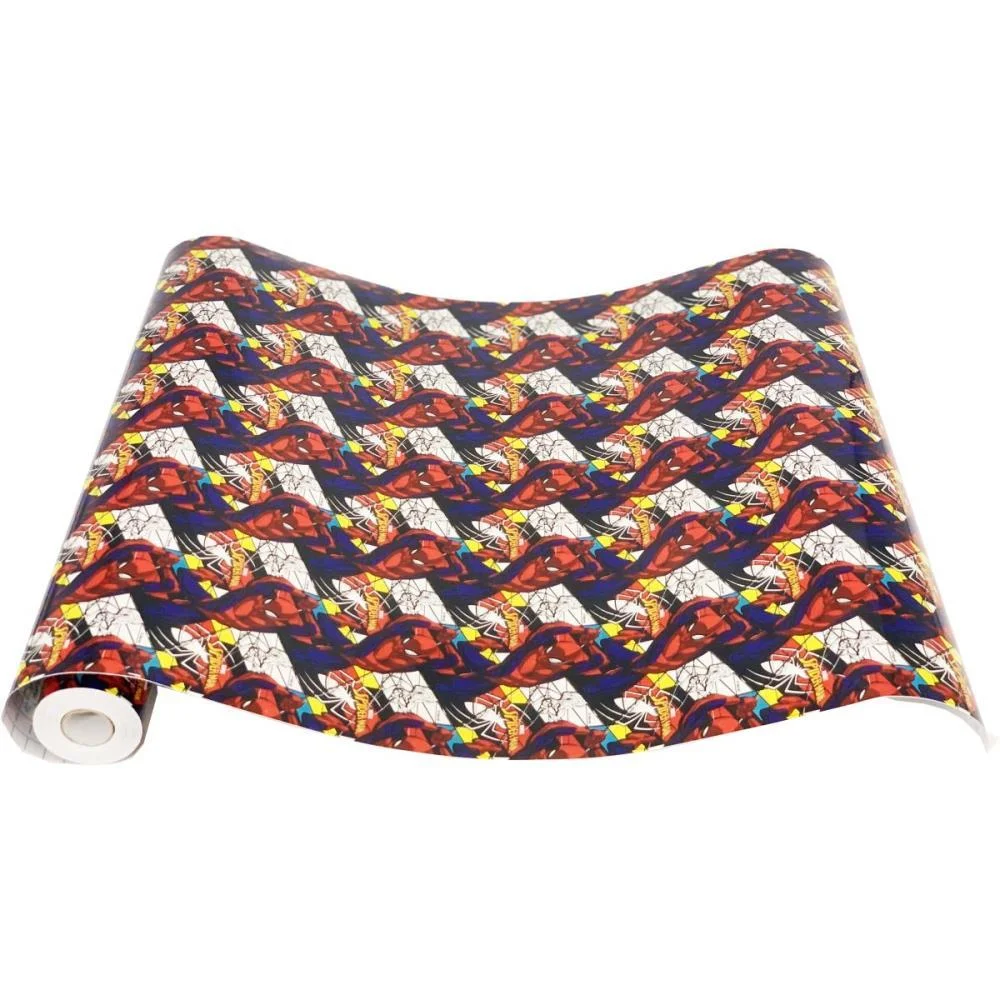 Plastico Adesivo 45Cmx10M Spider-Man Pvc V.m.p. (Rolo) - imagem 2