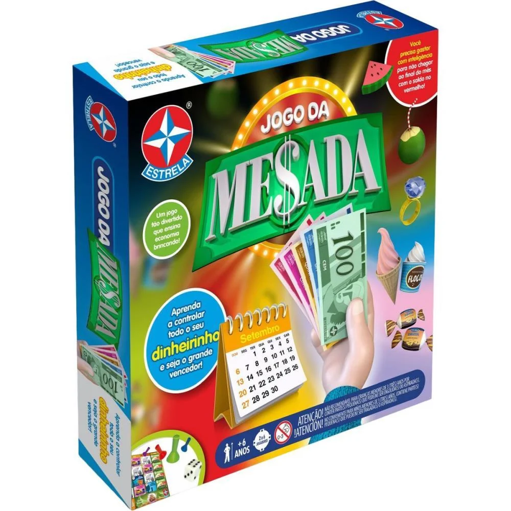 Jogo De Tabuleiro Jogo Da Mesada Estrela (Unidade) - imagem 6