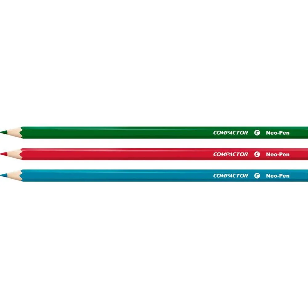 Lapis De Cor Sextavado Neo-Pen 12Cores 2,9Mm Compactor (Pct.c/06) - imagem 4