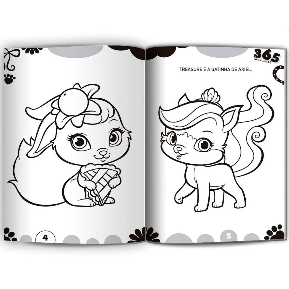 Livro Infantil Colorir 365 Princesas 368Pgs 13,5X20,5 Culturama (Unidade) - imagem 4