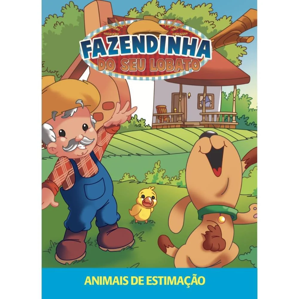 Livro Infantil Ilustrado Fazendinha Seu Lobato Bicho Esperto (Pct.c/08) - imagem 4