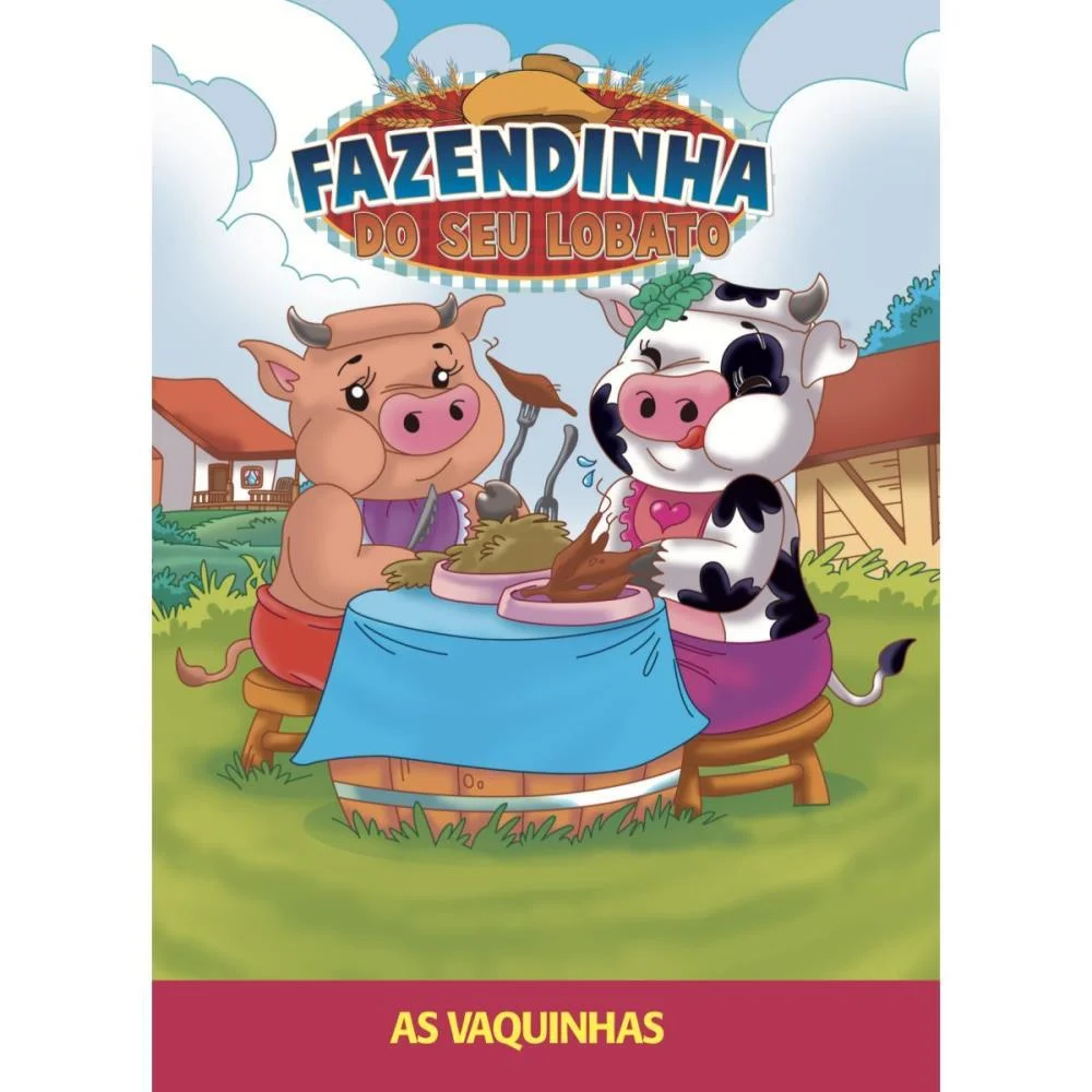 Livro Infantil Ilustrado Fazendinha Seu Lobato Bicho Esperto (Pct.c/08) - imagem 10