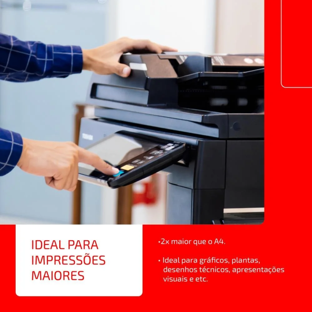 Papel Sulfite A3 Chamex 75G 500 Fls Chamex (Pacote) - imagem 5