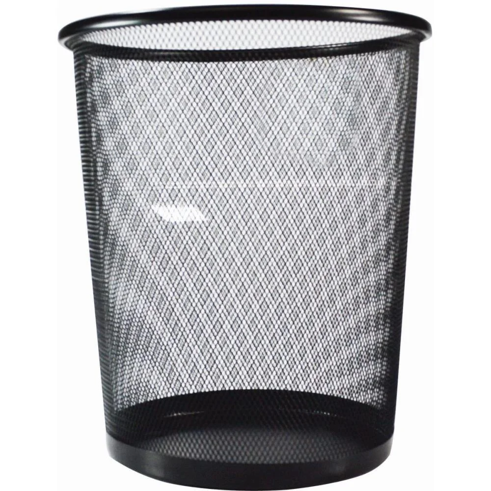 Lixeira Para Escritorio Aramado Preto 8,5L Kit (Unidade) - imagem 3
