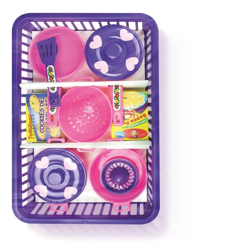Brincando De Casinha Jogo De Panelinhas Pica Pau (Unidade) - imagem 3
