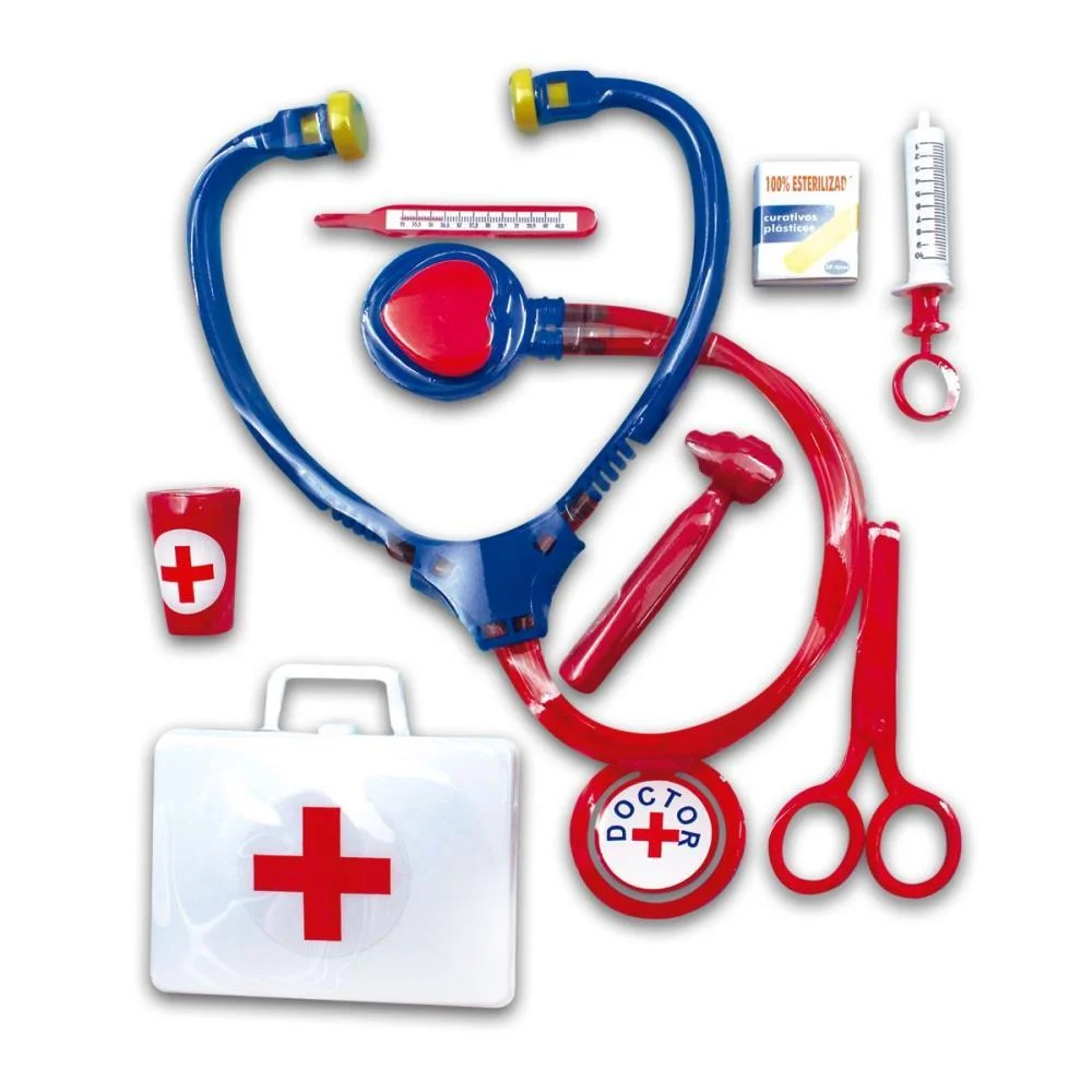 Brincando De Profissoes Kit Medico Doctor Set 9Pcs Pica Pau (Unidade) - imagem 3