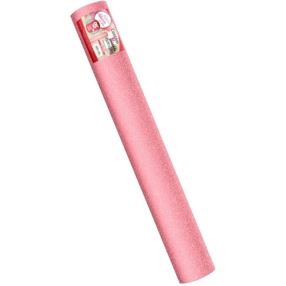 Plastico Adesivo 45Cmx10M Gliter Rosa Pp 0,10 Dac (Rolo) - imagem 4