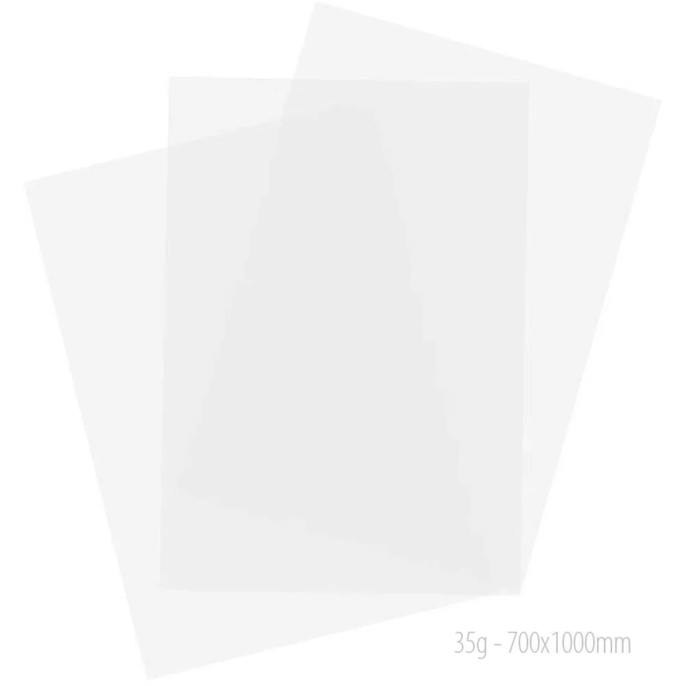 Papel Manteiga 35G. 700X1000Mm. Usa Folien C/ 100 Unidades - imagem 3