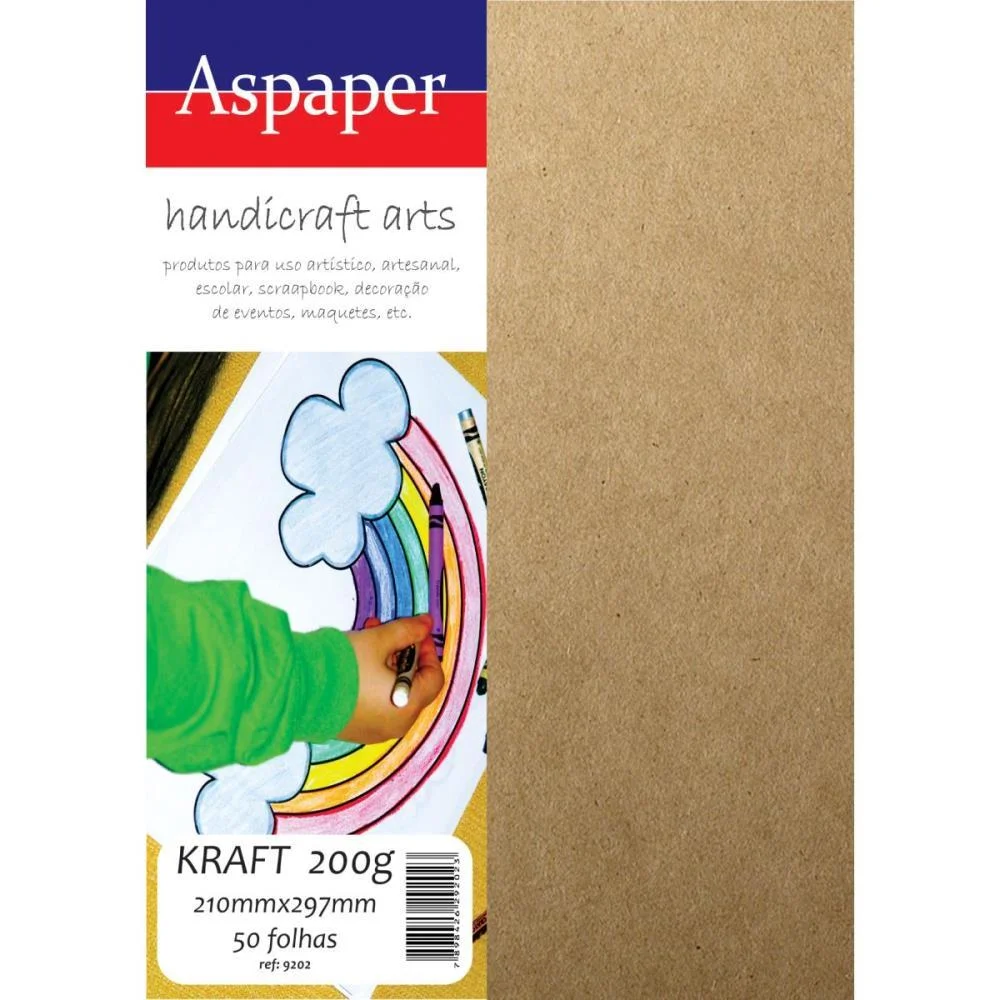 Papel Kraft Folha 210X297Mm A4 200G. Usa Folien (Pct.c/50) - imagem 3