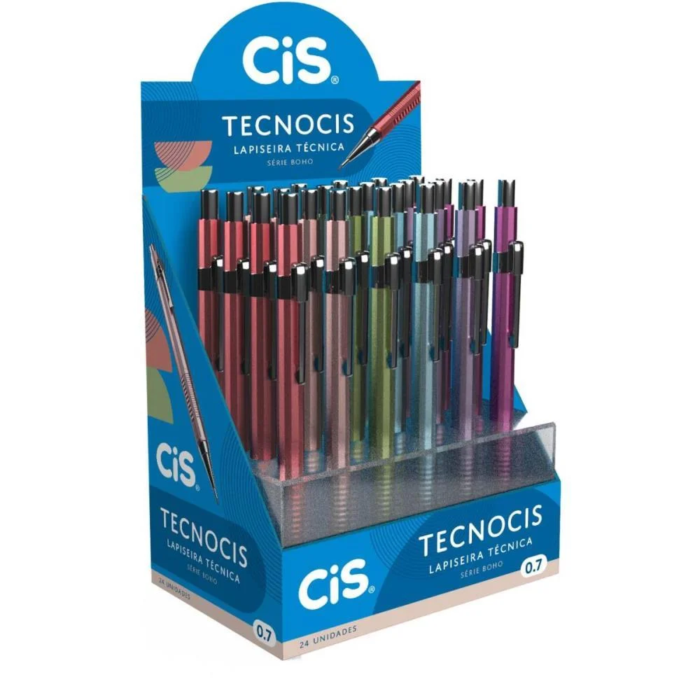 Lapiseira 0.7Mm Tecno Cis Boho (S) Sertic C/ 24 Unidades - imagem 3