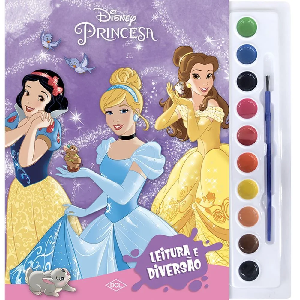 Livro Aquarela Princesas 29X28,5Cm 16Pgs Dcl (Unidade) - imagem 2