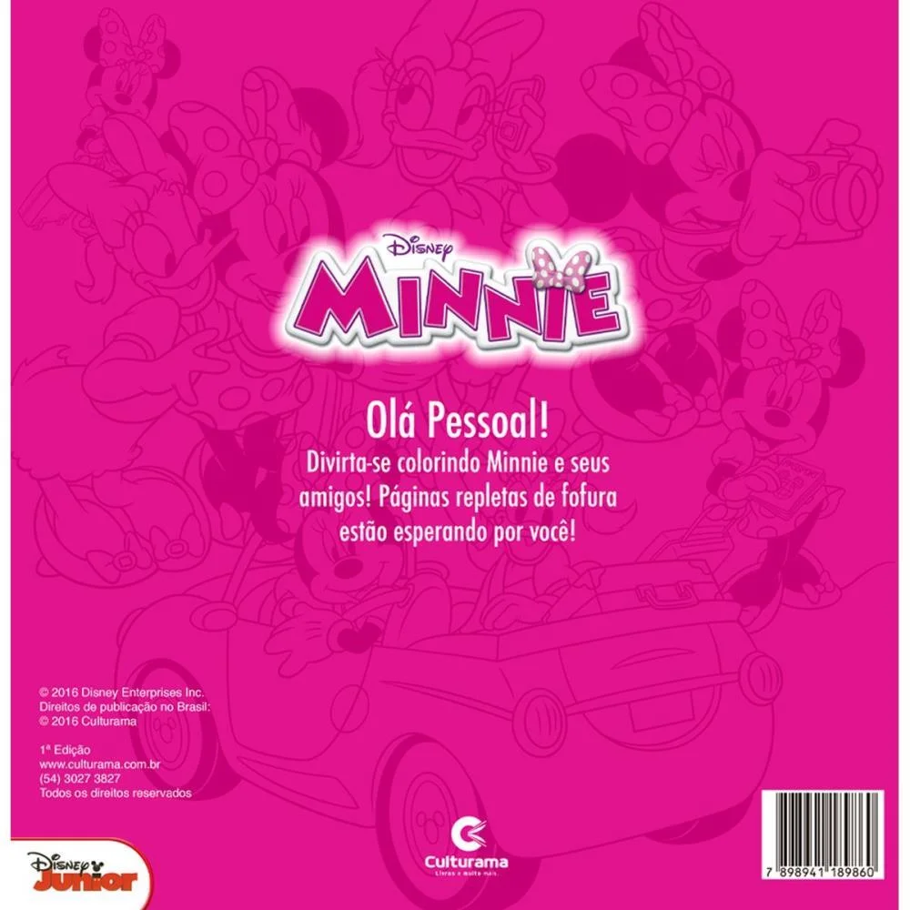 Livro Infantil Colorir Arte E Cor Minnie 27X27 36Pgs Culturama (Unidade) - imagem 4