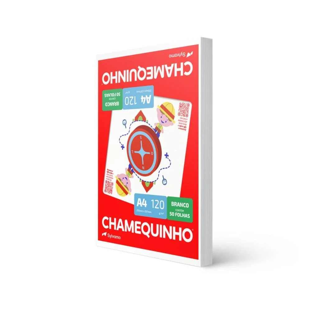 Papel Sulfite A4 Chamequinho 40K 120G Branco Chamex (Pct.c/50) - imagem 3