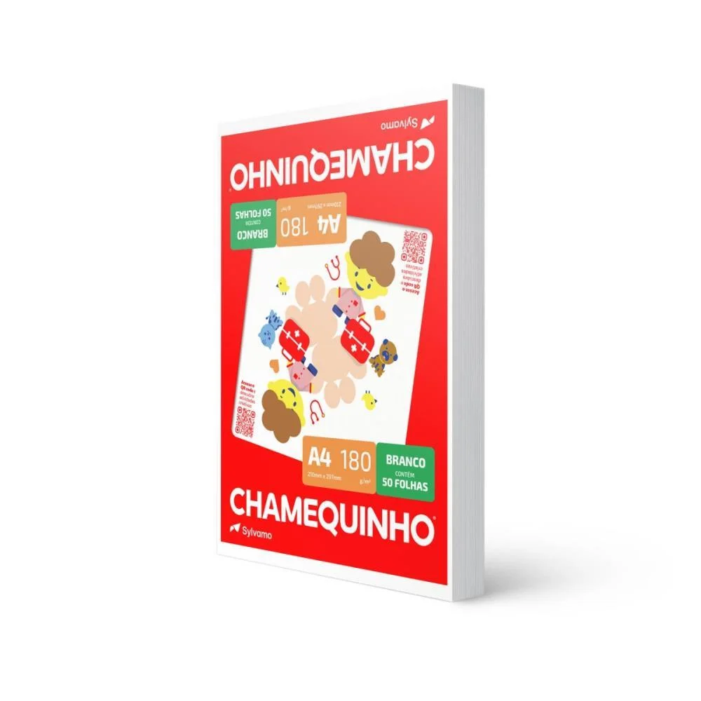 Papel Sulfite A4 Chamequinho 60K 180G Branco Chamex (Pct.c/50) - imagem 3