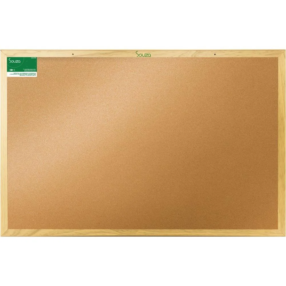 Quadro Aviso Moldura Madeira Cortica Standard 040X030Cm Souza (Unidade) - imagem 3