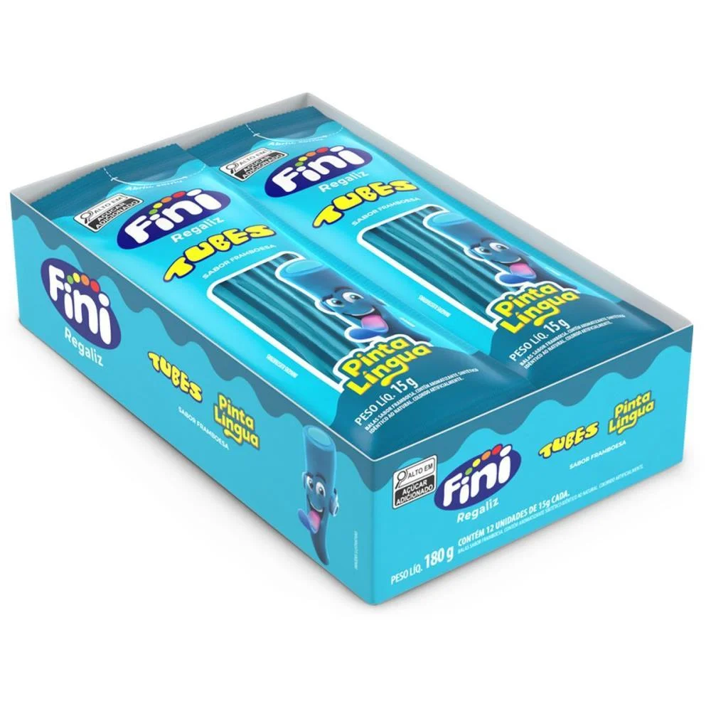 Doce Tubes Pinta Lingua 15G. Fini (Dp.c/12) - imagem 3