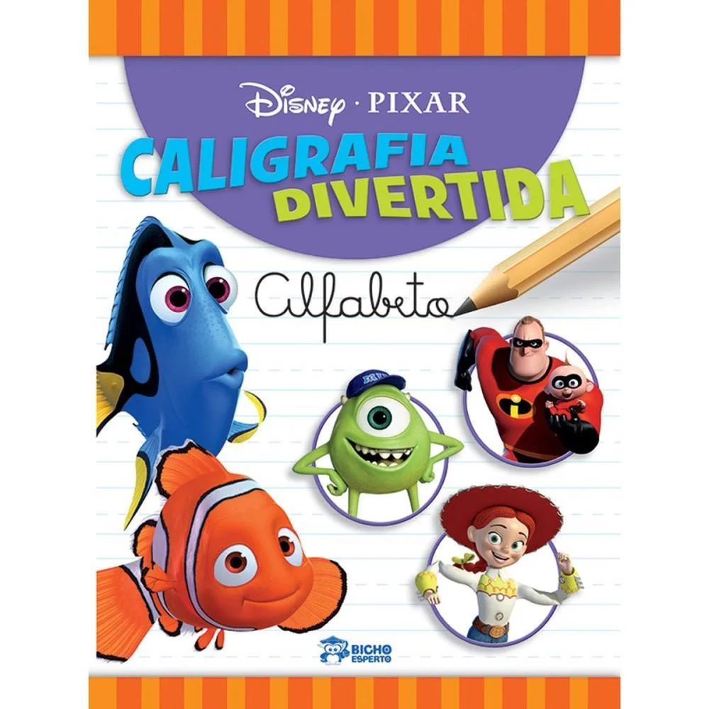 Livro Caligrafia Disney Caligrafia Divertida 4 Bicho Esperto (Pct.c/04) - imagem 2