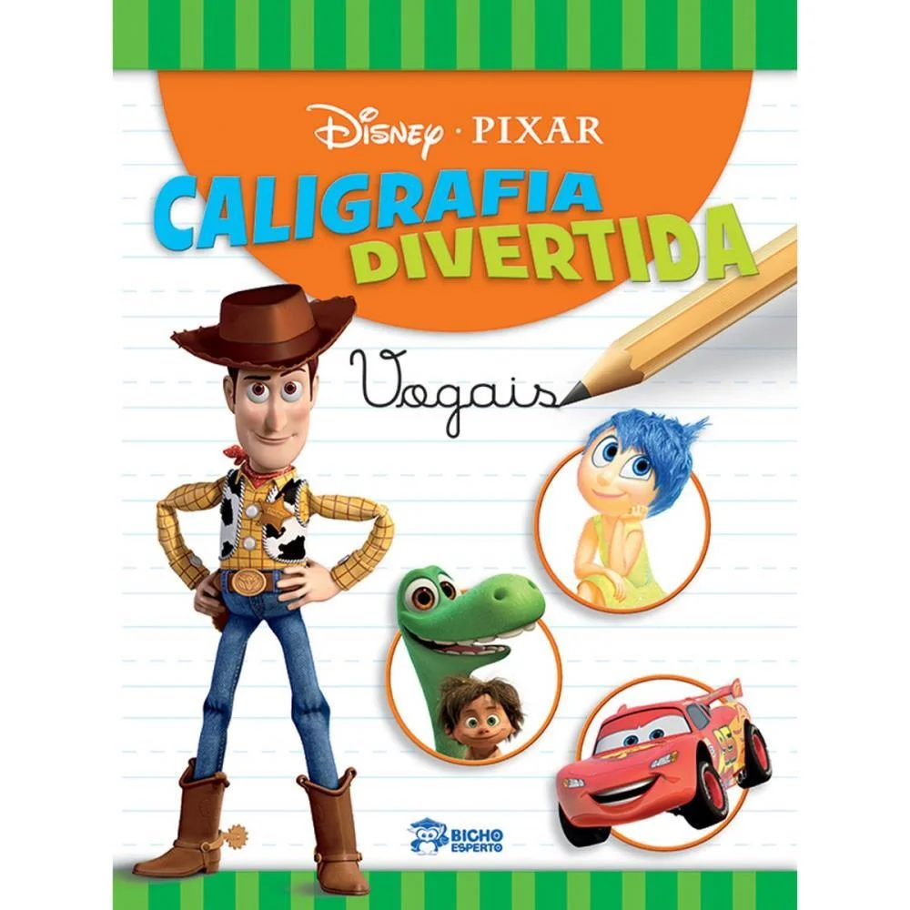 Livro Caligrafia Disney Caligrafia Divertida 4 Bicho Esperto (Pct.c/04) - imagem 5