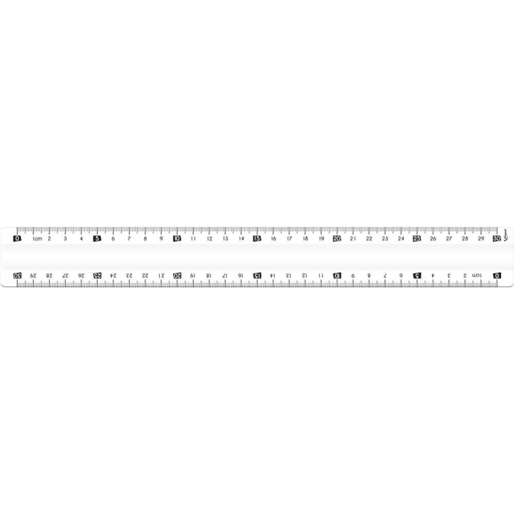 Regua De Poliestireno Study Unbreakable Cristal 30Cm Maped (Blister) - imagem 4