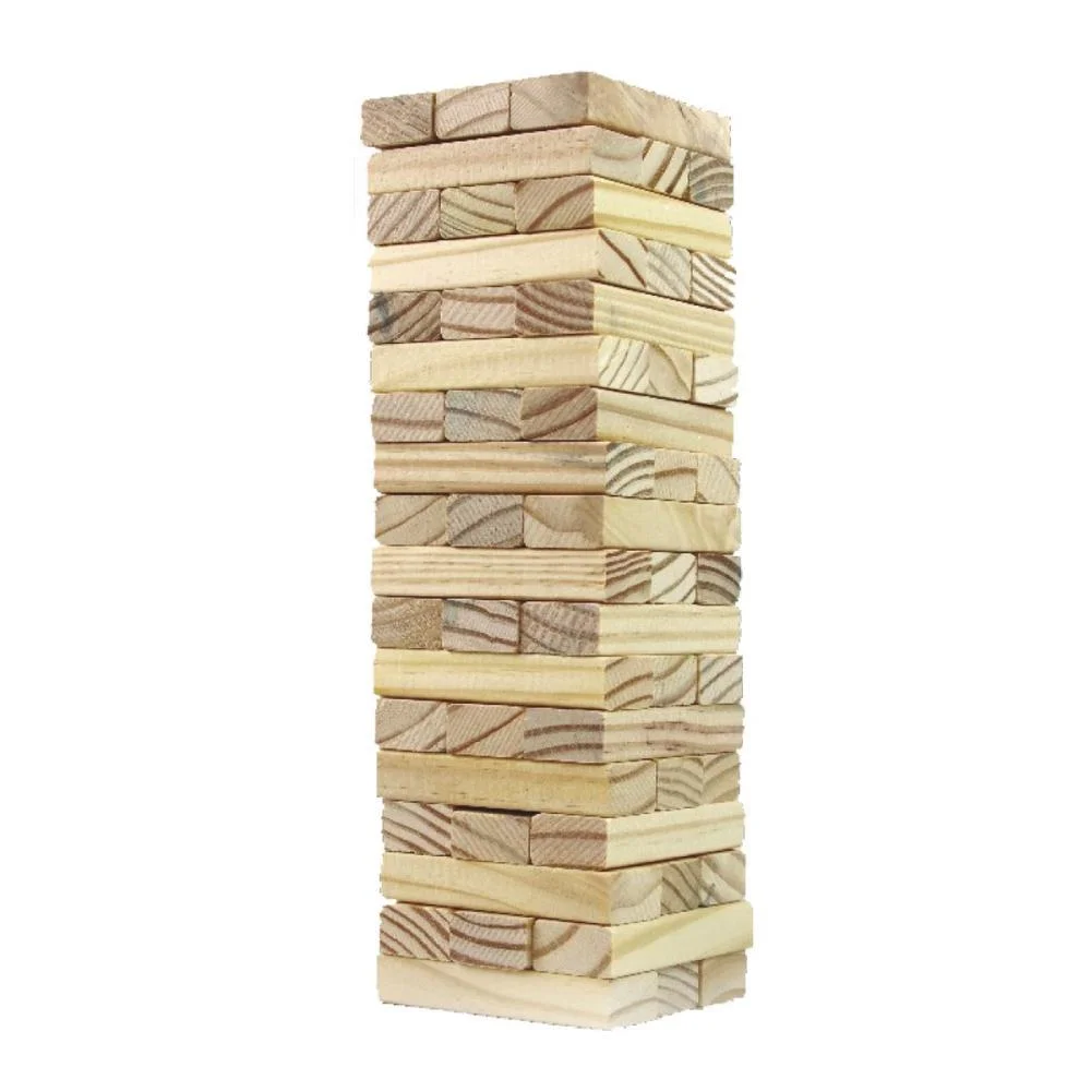 Jogo Torre Maluca 54 Blocos Madeira Magic Kids - imagem 3