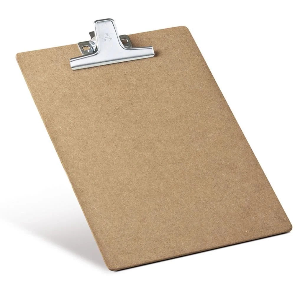 Prancheta Duratex Oficio Mdf C/Prendedor Metal Acrimet (Cx.c/06) - imagem 3