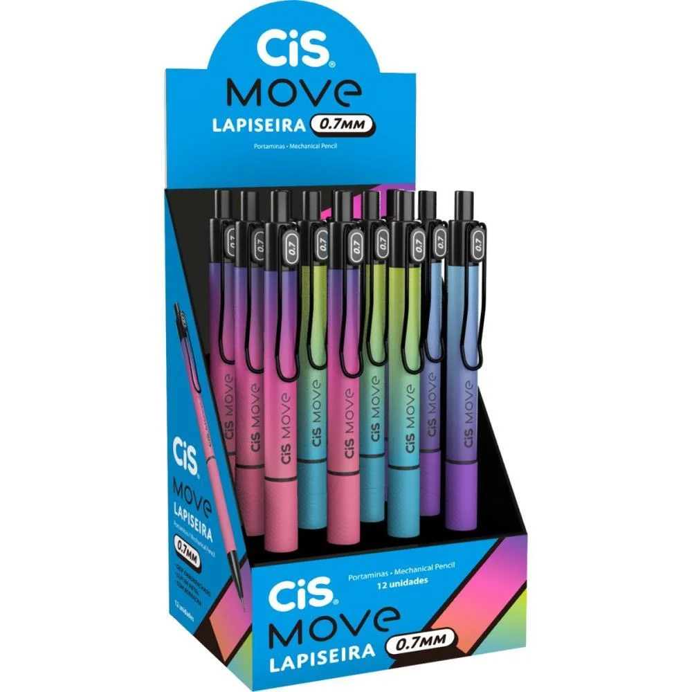 Lapiseira 0.7Mm Cis Move (S) Sertic C/ 12 Unidades - imagem 2