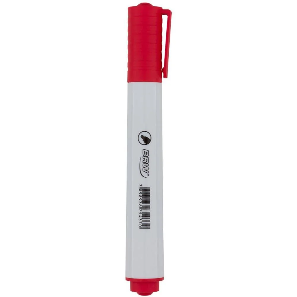 Pincel Quadro Branco Vermelho Brw (Cx.c/12) - imagem 4