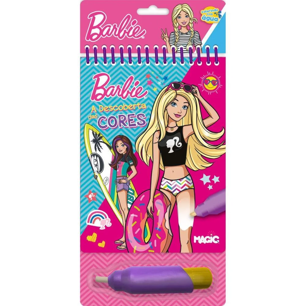 Livro Aquabook Barbie 24X14Cm 10Pags. Magic Kids (Unidade) - imagem 3