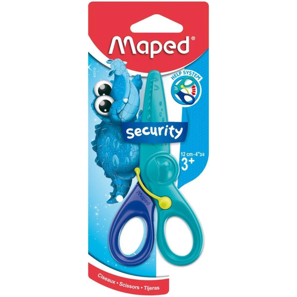 Tesoura Escolar Kidipulse Jacare 12Cm Maped (Blister) - imagem 3