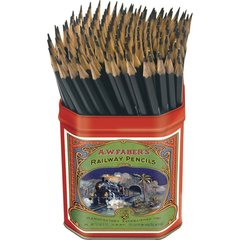 Lapis Preto Sextavado Ecolapis 1205 Max N.2 Pto Lata Faber-Castell (Dp.c/160) - imagem 3