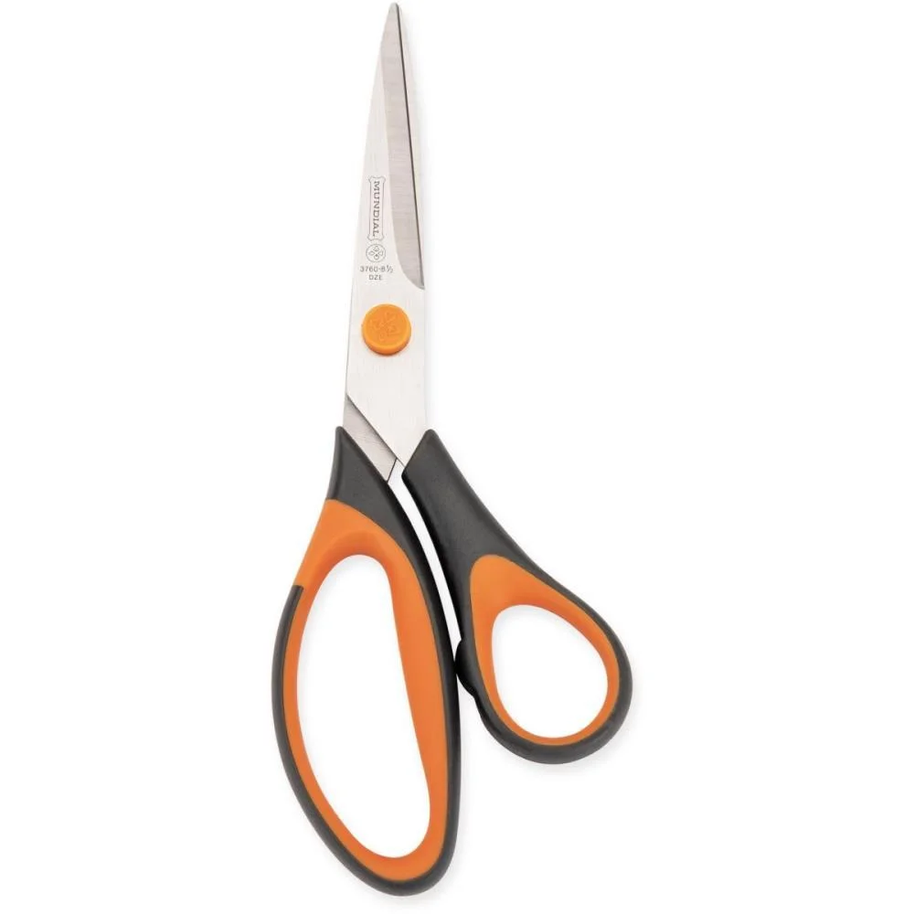 Tesoura Multiuso 3700 Laranja/Gf 22Cm Mundial (Blister) - imagem 3