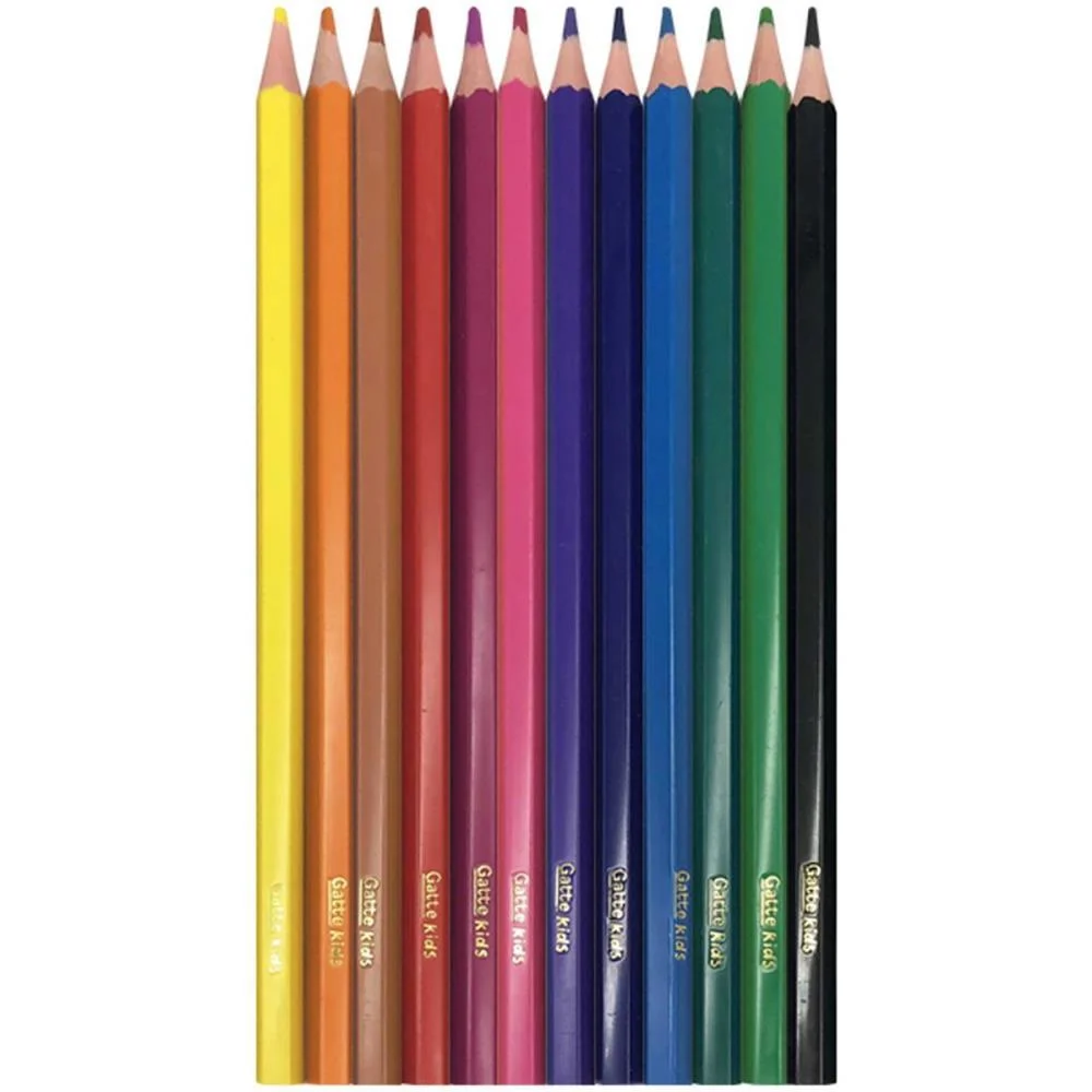 Lapis De Cor Sextavado 12 Cores Make+ (Pct.c/06) - imagem 4