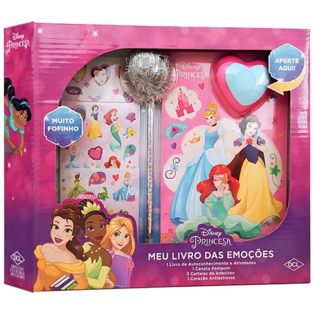 Livro Infantil Colorir Princesas Livro Das Emocoes Dcl (Unidade) - imagem 2