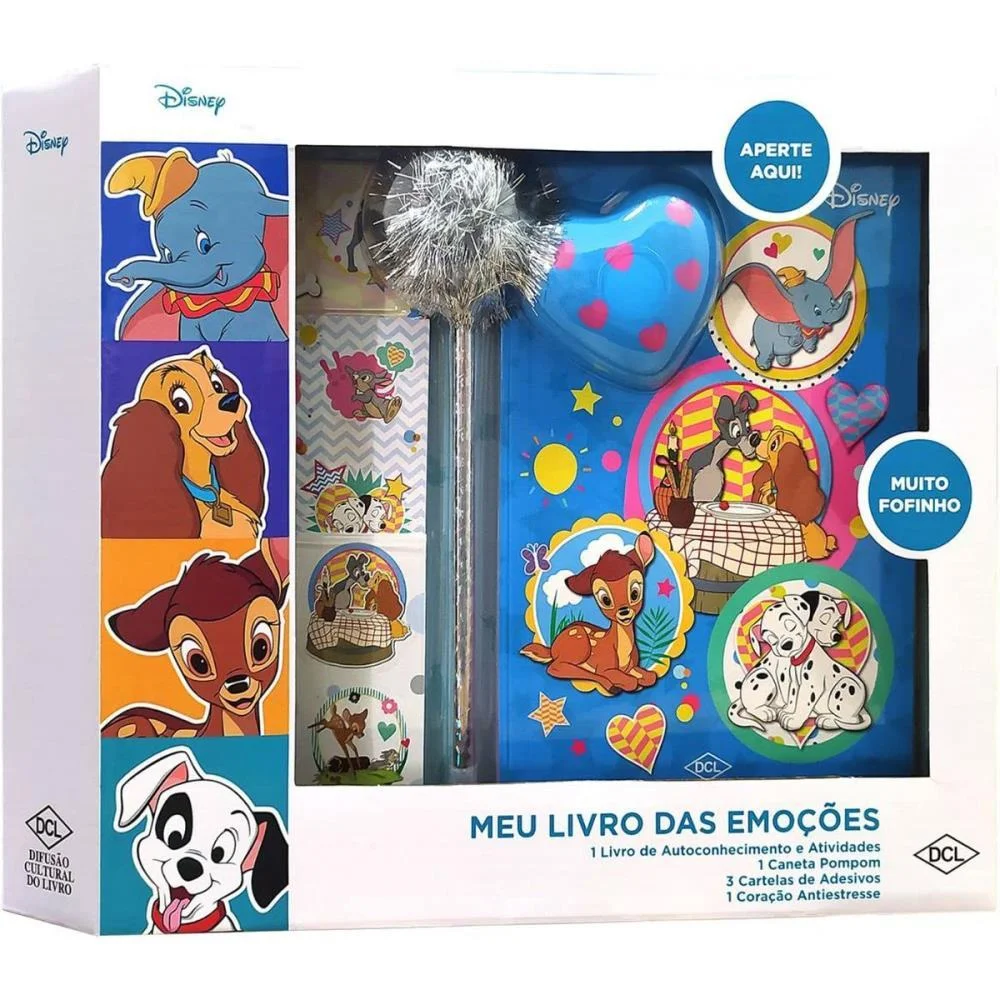 Livro Infantil Colorir Disney Livro Das Emocoes Dcl (Unidade) - imagem 2
