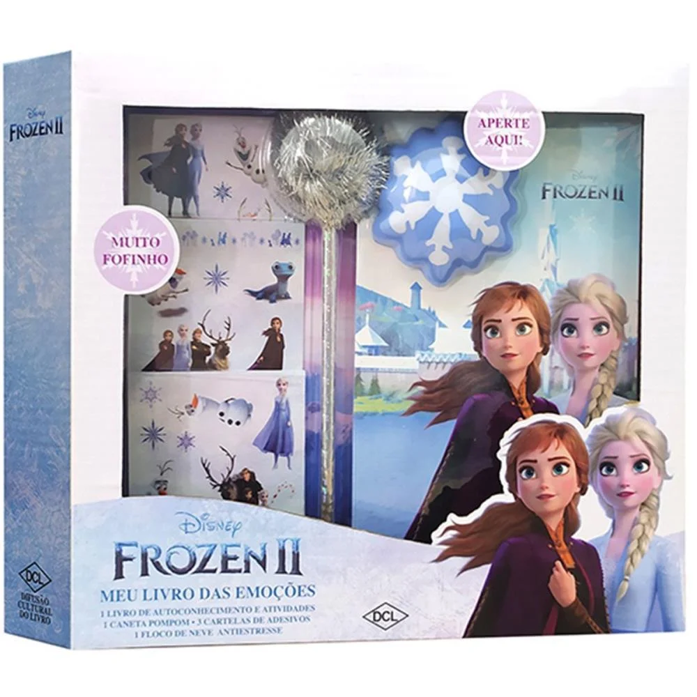 Livro Infantil Colorir Frozen Livro Das Emocoes Dcl (Unidade) - imagem 2