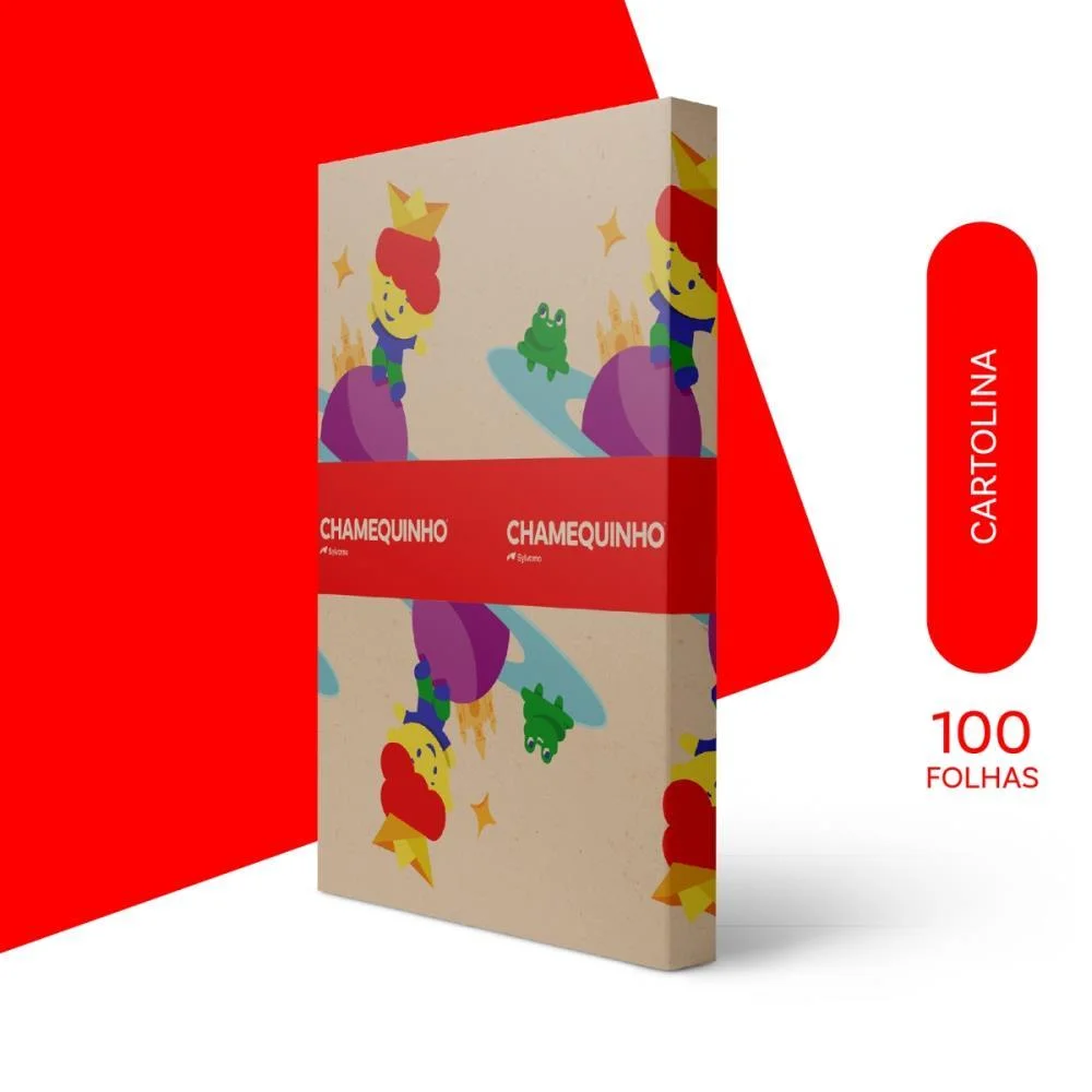 Papel Cartolina Branca Escolar 50X66Cm.150G. Chamex (Pct.c/100) - imagem 4