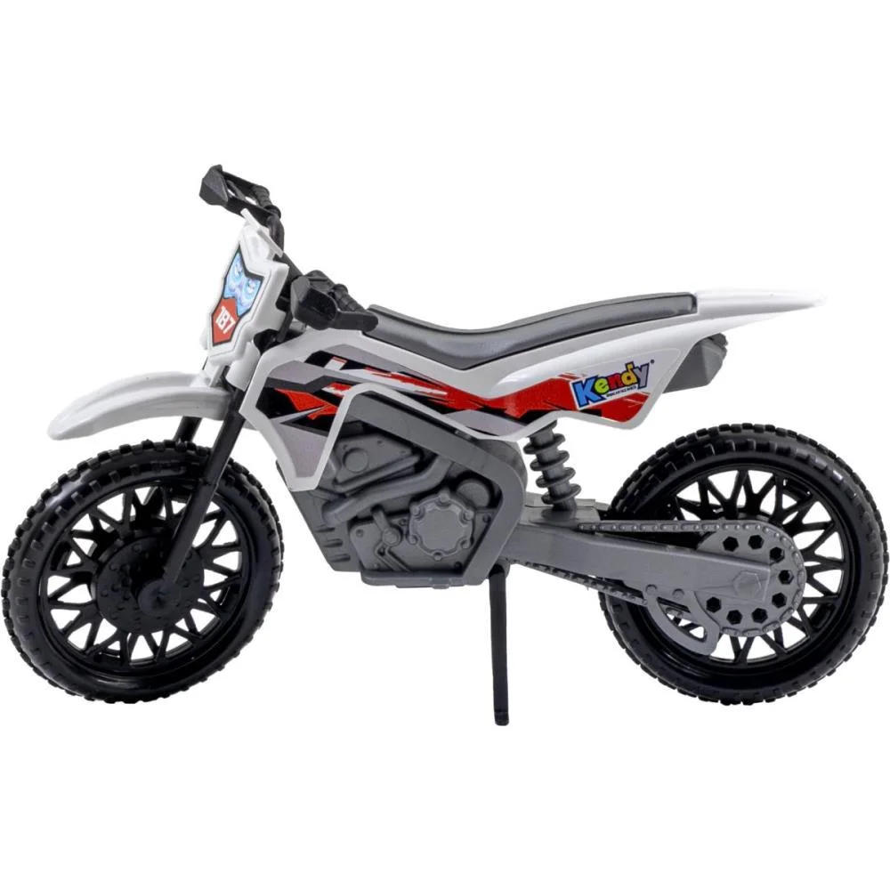Moto Raid Cross 21,2X6,5X12,3Cm (S) Kendy Brinquedos - imagem 7