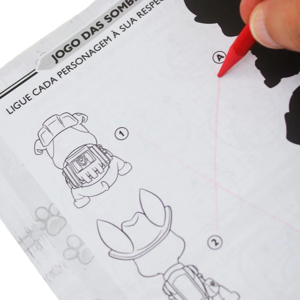 Livro Infantil Colorir 365 Atividades Patrulha Canina Magic Kids (Unidade) - imagem 3