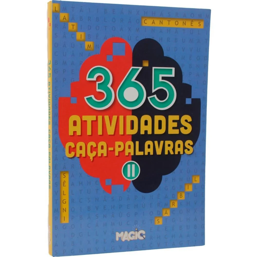 Livro Infantil Colorir 365 Atividades Caca-Palavras Magic Kids (Unidade) - imagem 5