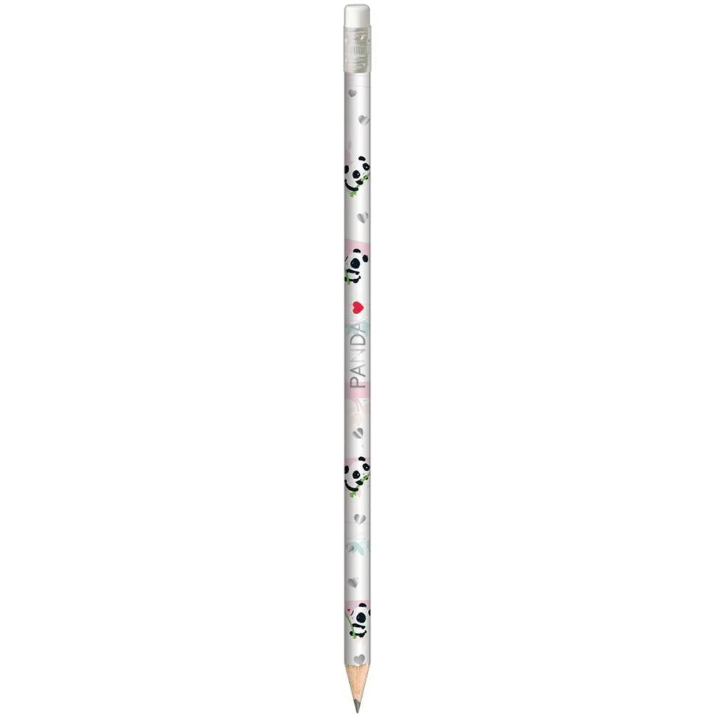 Lapis Preto Redondo Panda C/Borracha (S) Tilibra (Cx.c/72) - imagem 6