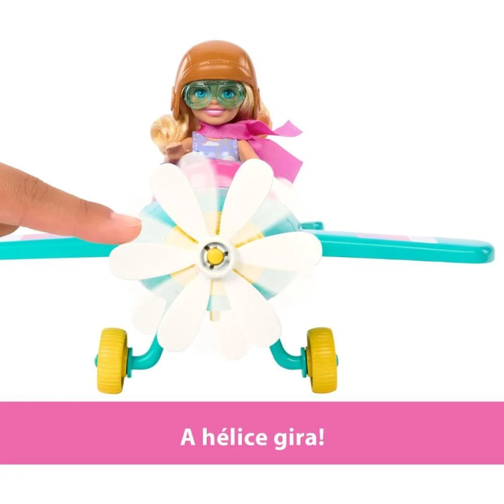Barbie Family Chelsea Cj. Piloto De Aviao Mattel (Unidade) - imagem 5