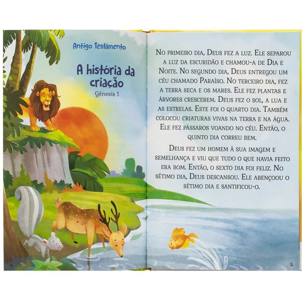 Livro Infantil Ilustrado Biblia Infantil Letras Gr 112P Todolivro (Unidade) - imagem 4