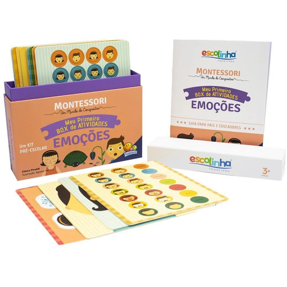 Livro De Atividades Montessori Emocoes Box Todolivro - imagem 3