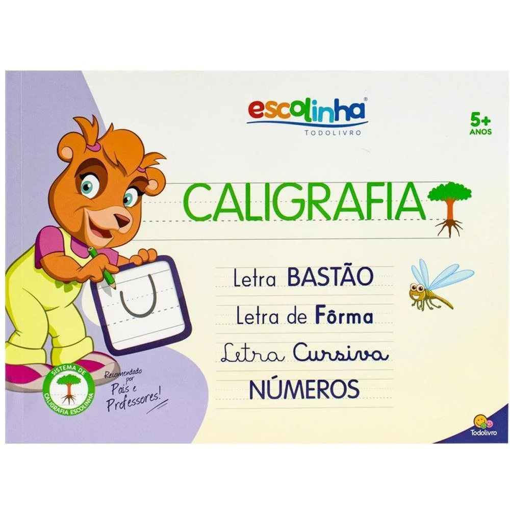 Livro Caligrafia Escolinha Sistema Uv 48P 27X20 Todolivro - imagem 3