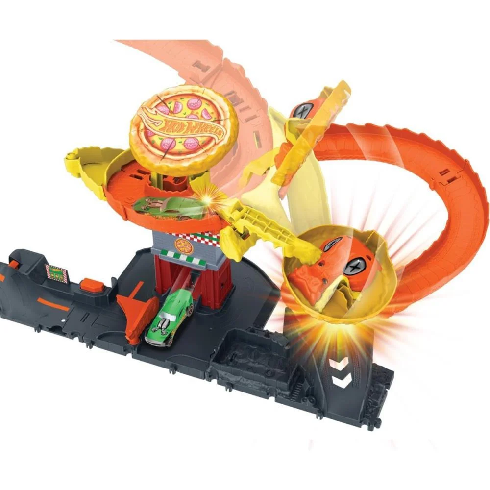 Hot Wheels Pista City Ataque De Cobra Vs Pizzaria Mattel (Unidade) - imagem 6