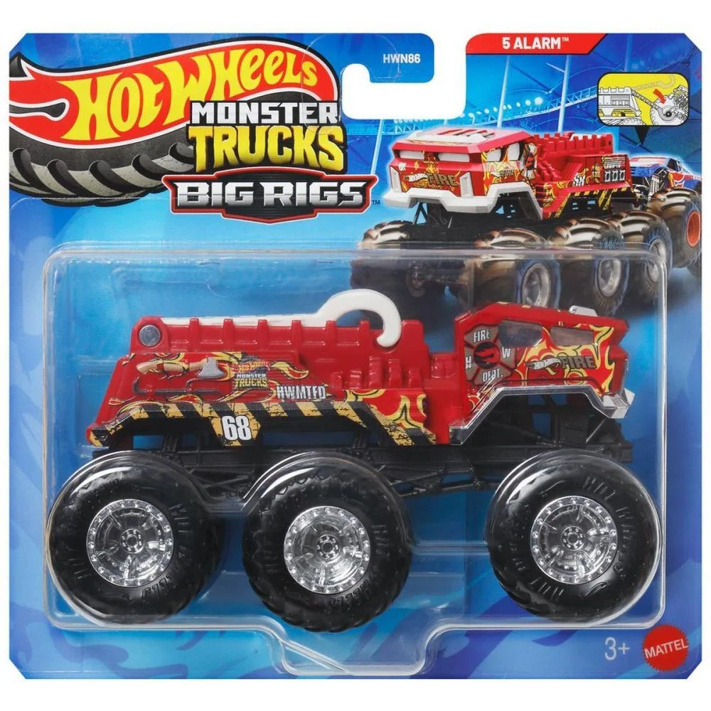 Hot Wheels Monster Trucks Caminhoes Reboque 1:64 (S) Mattel (Unidade) - imagem 14