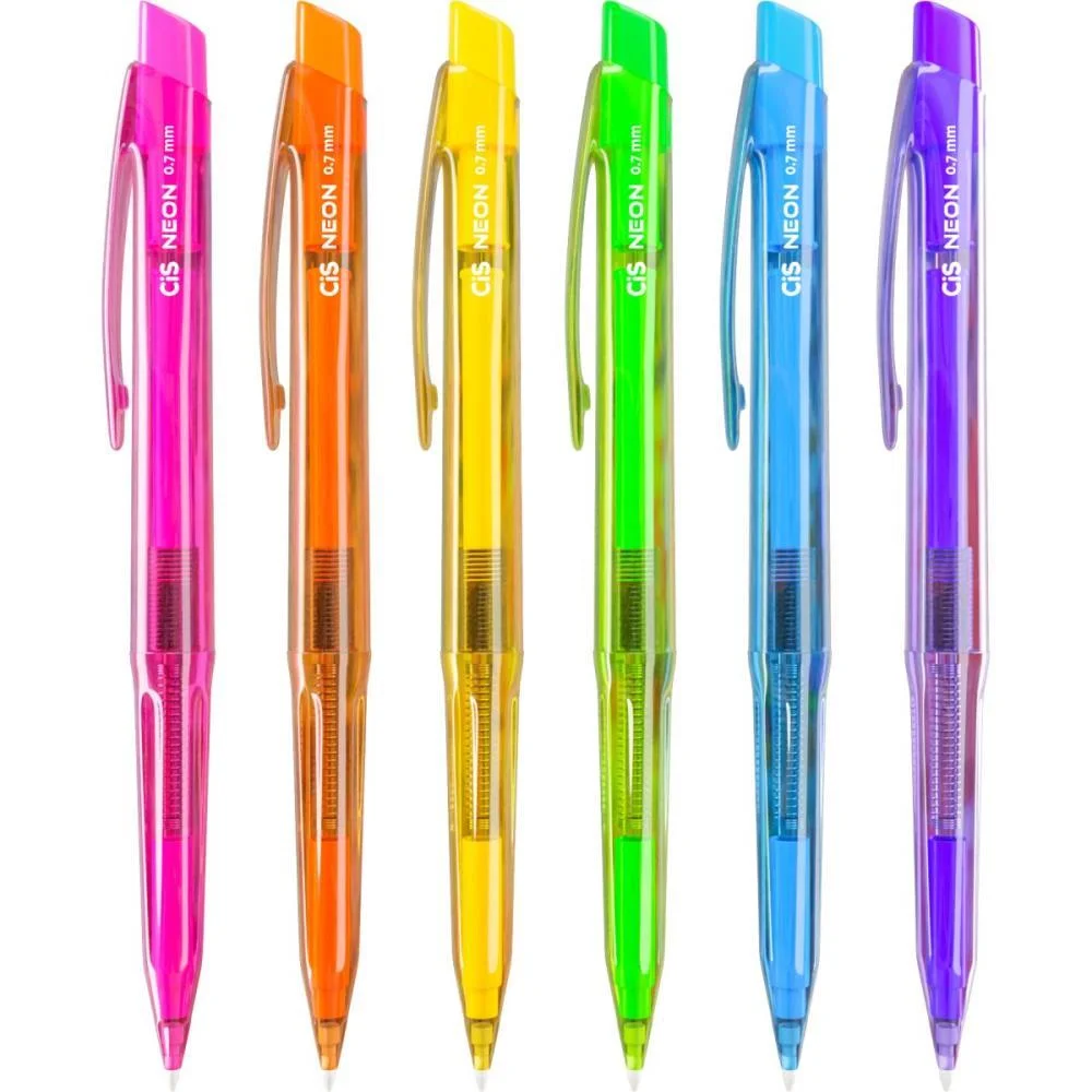 Lapiseira 0.7Mm Cis Neon 6 Cores Sertic (Dp.c/24) - imagem 4